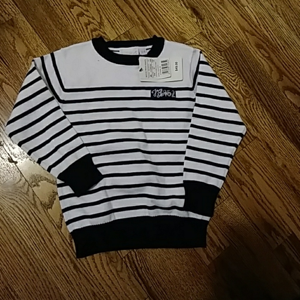 NWT Bimbus boys Crew neck sweater 3-4 100% cotton